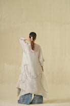 Flamingo Tunic - Silver - CiceroniTunicsStoique