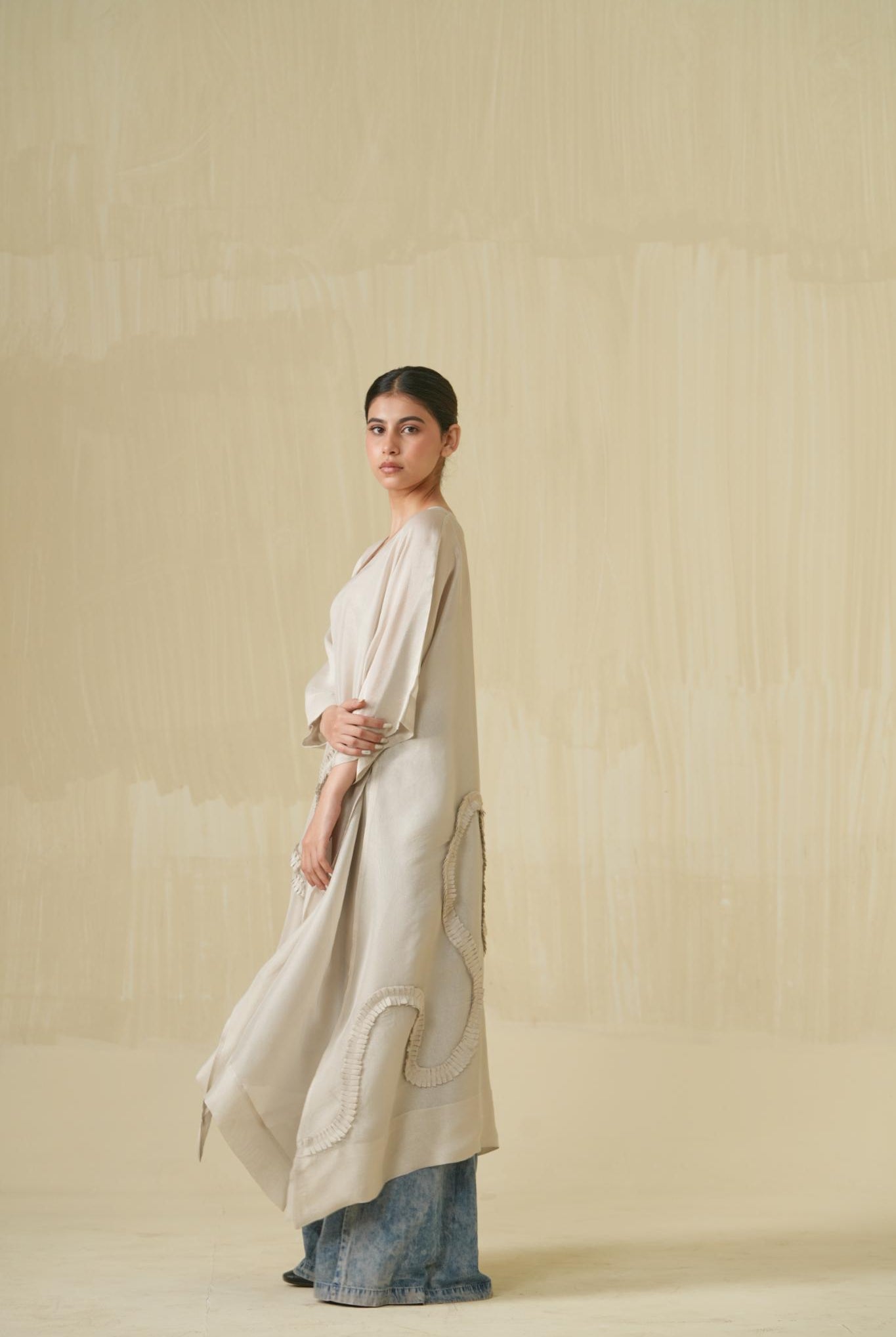 Flamingo Tunic - Silver - CiceroniTunicsStoique