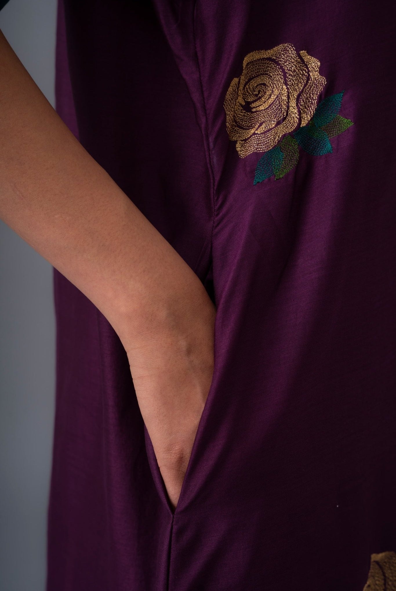 Flor Set - Deep Plum - CiceroniKurta Set, Festive WearRaga & Co.