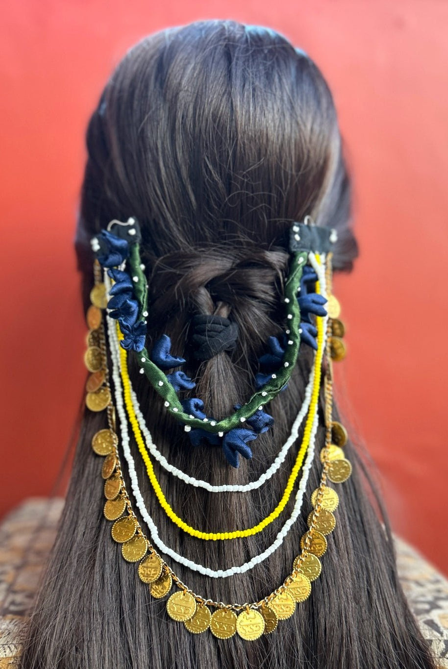 Flora Pin Green - CiceroniHair PinBy Nirjari