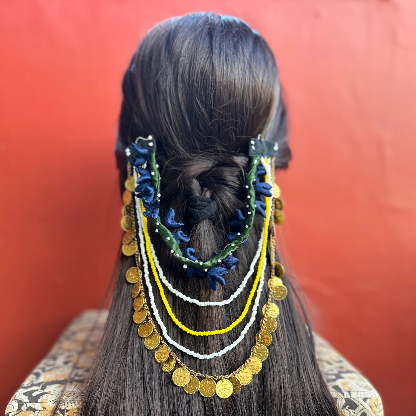 Flora Pin Green - CiceroniHair PinBy Nirjari