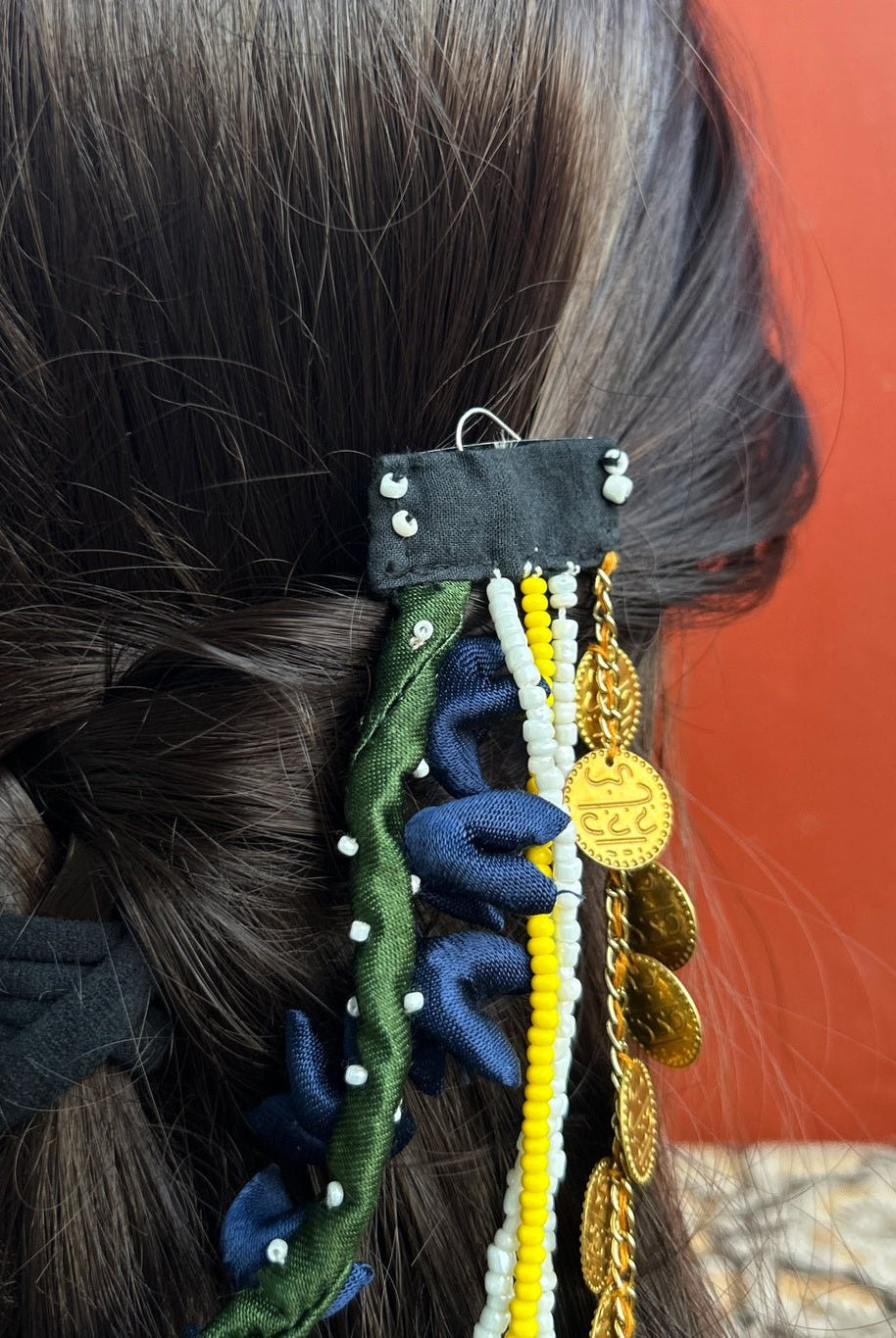 Flora Pin Green - CiceroniHair PinBy Nirjari