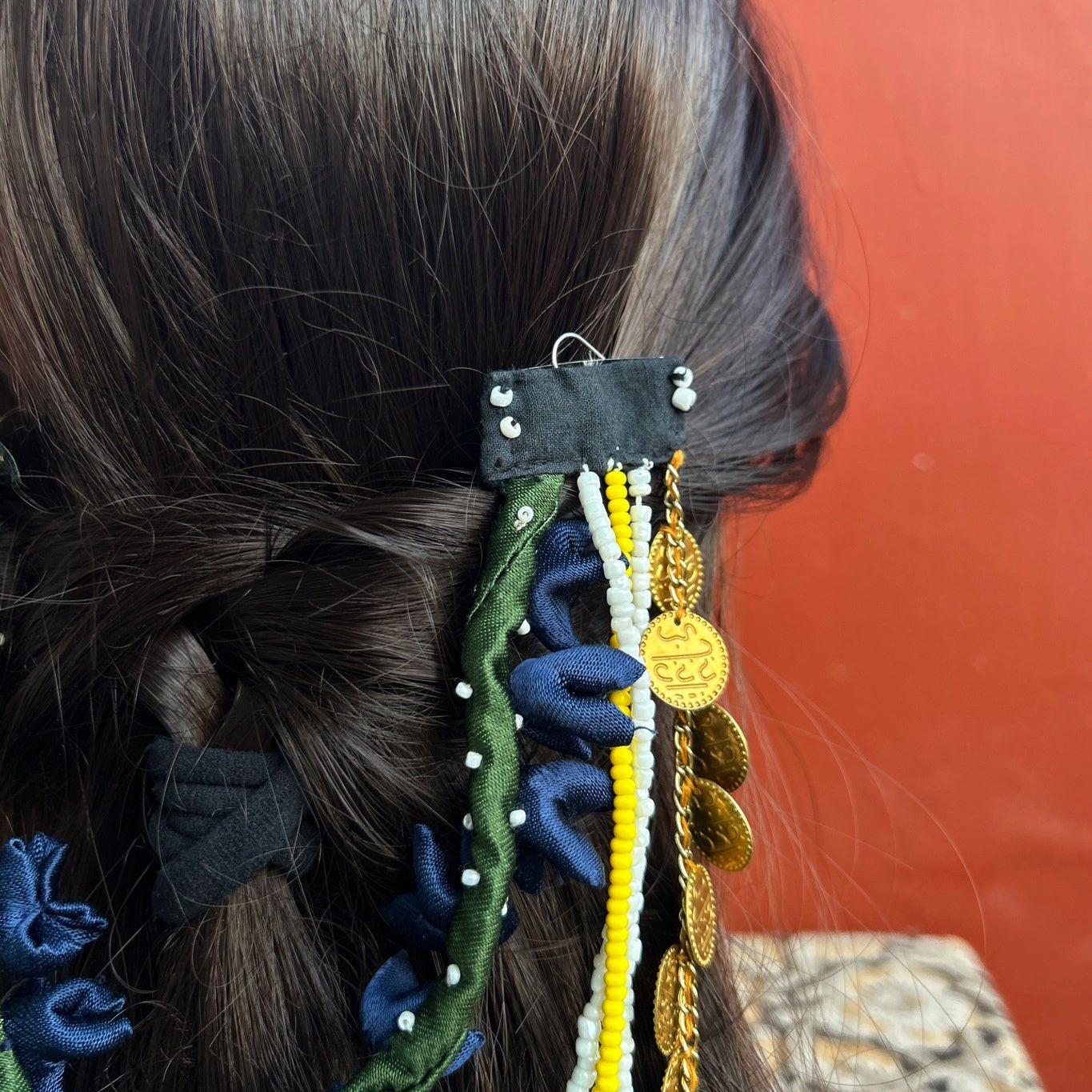 Flora Pin Green - CiceroniHair PinBy Nirjari