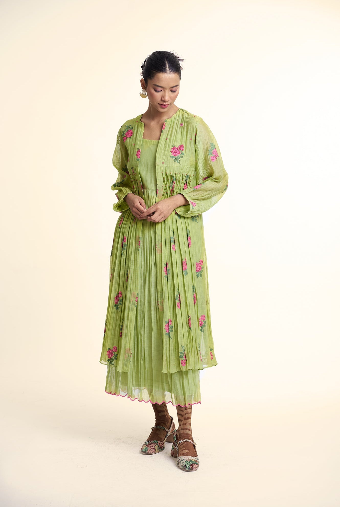 Flora Set - Leaf Green - CiceroniDressesGaach