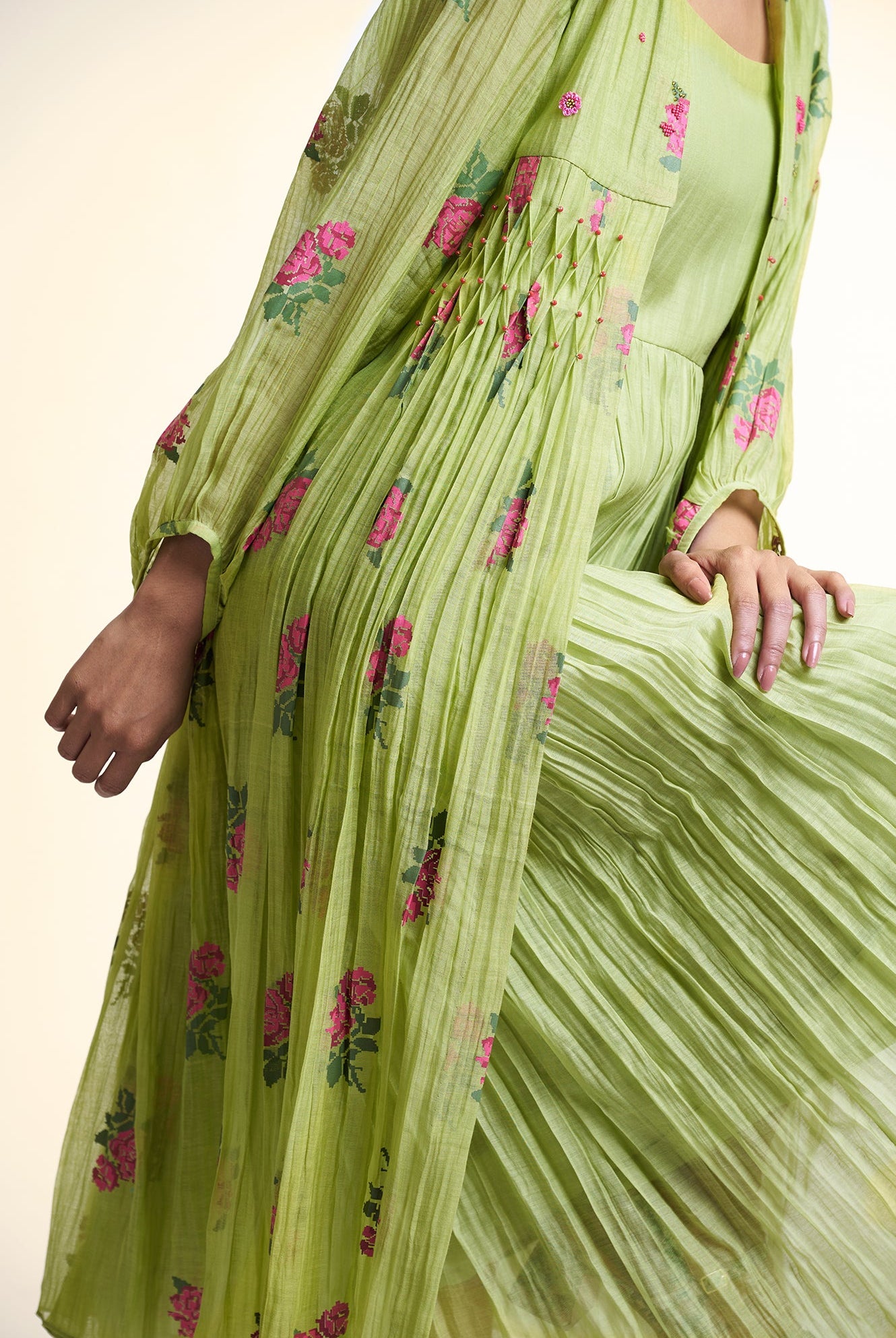 Flora Set - Leaf Green - CiceroniDressesGaach