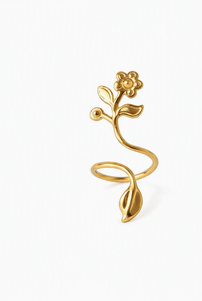 Flora Swirl Nail Ring - CiceroniNail RingKalon Art Jewellery