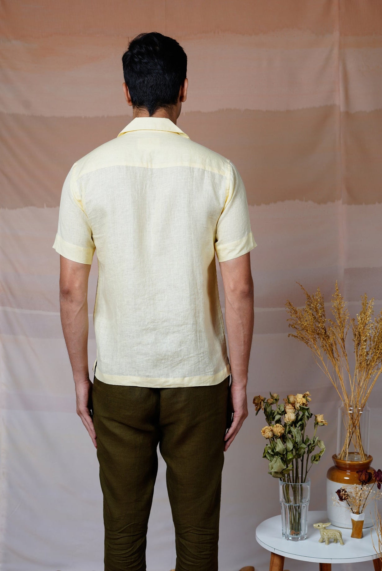 Floral Fiesta - Hand Embroidered Unisex Linen Shirt - CiceroniShirtsCultura Studio