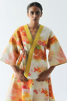 Florid Kimono Jacket - CiceroniJacketsTil