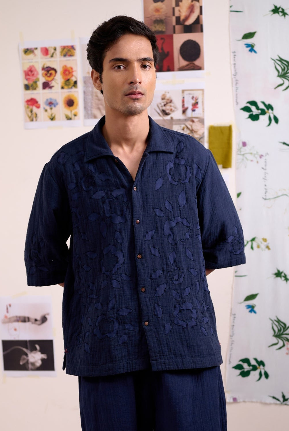 Florique Navy Shirt - CiceroniMen ShirtsDoodlage