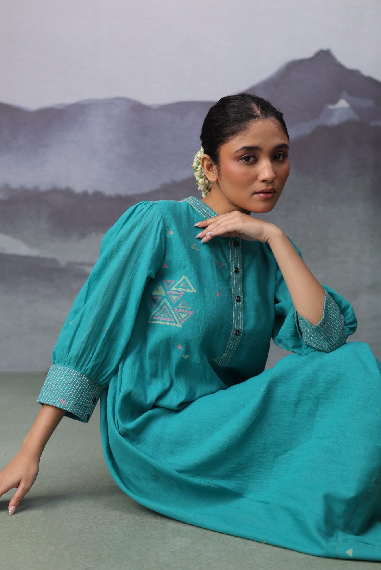 Flourite Kurta - CiceroniKurta, Everyday WearGulmohar Calcutta