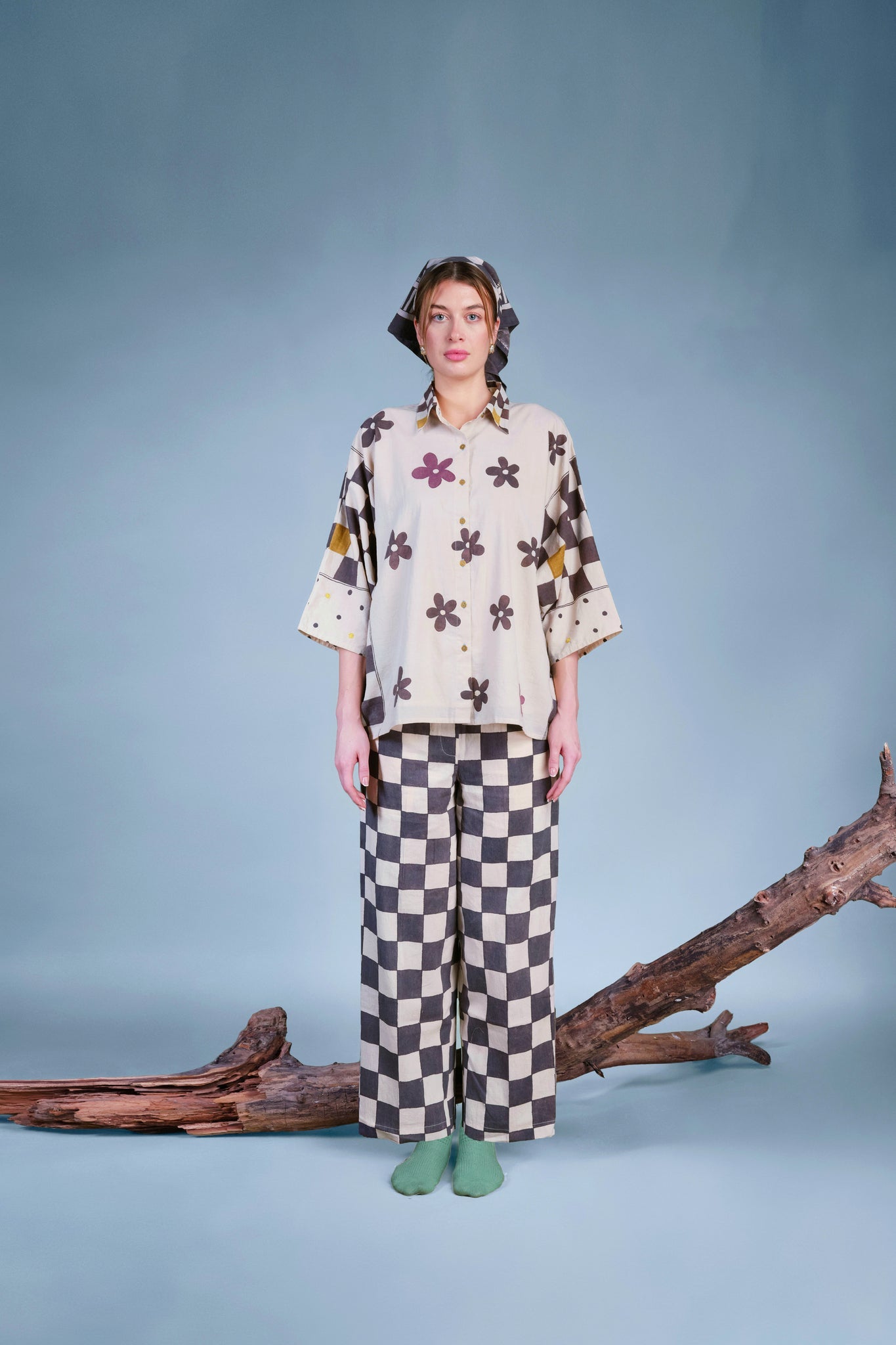 Flower Pressed in Pages Shirt - CiceroniWomen ShirtsNambi - Kai