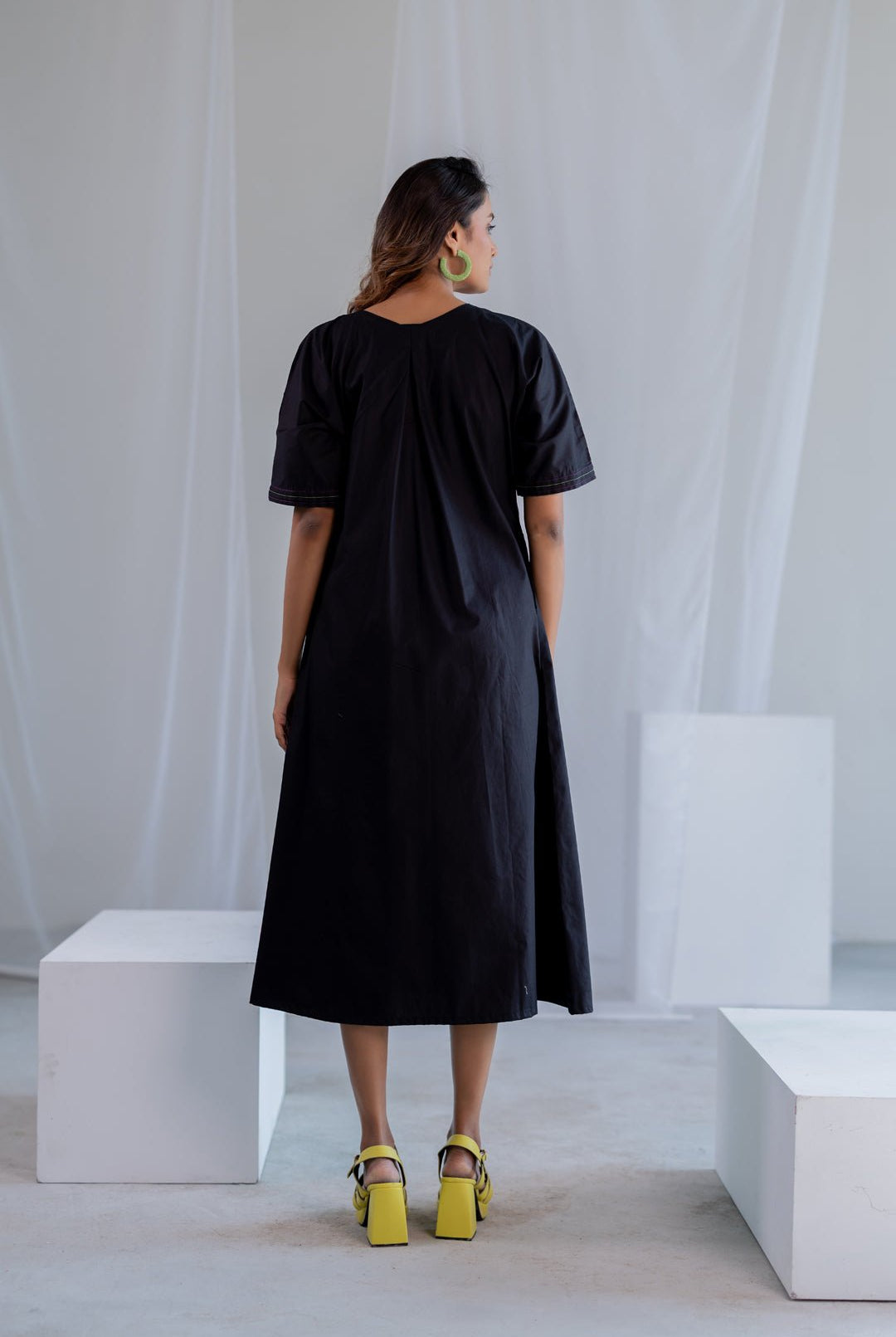 Flowers on Embers Applique Dress - CiceroniDressesSilai Studio