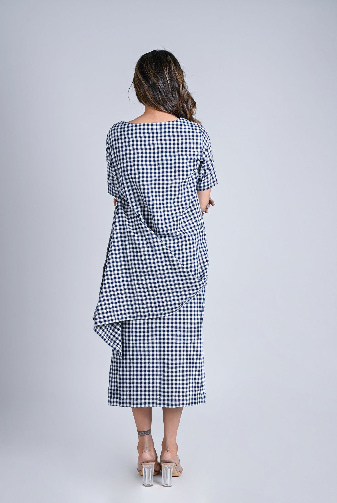 Folded Asymmetric Tunic - CiceroniTunicsRang by Rajvi
