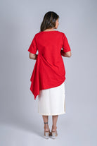 Folded Asymmetric Tunic - CiceroniTunicsRang by Rajvi