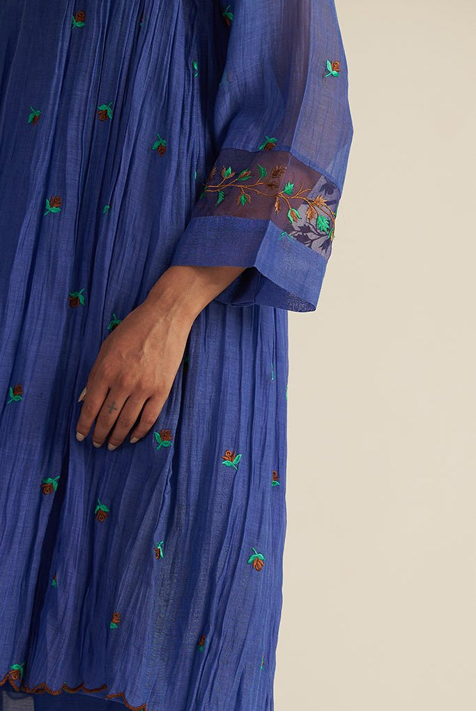 Folio Set - Blue - CiceroniKurta Set, Festive WearGaach