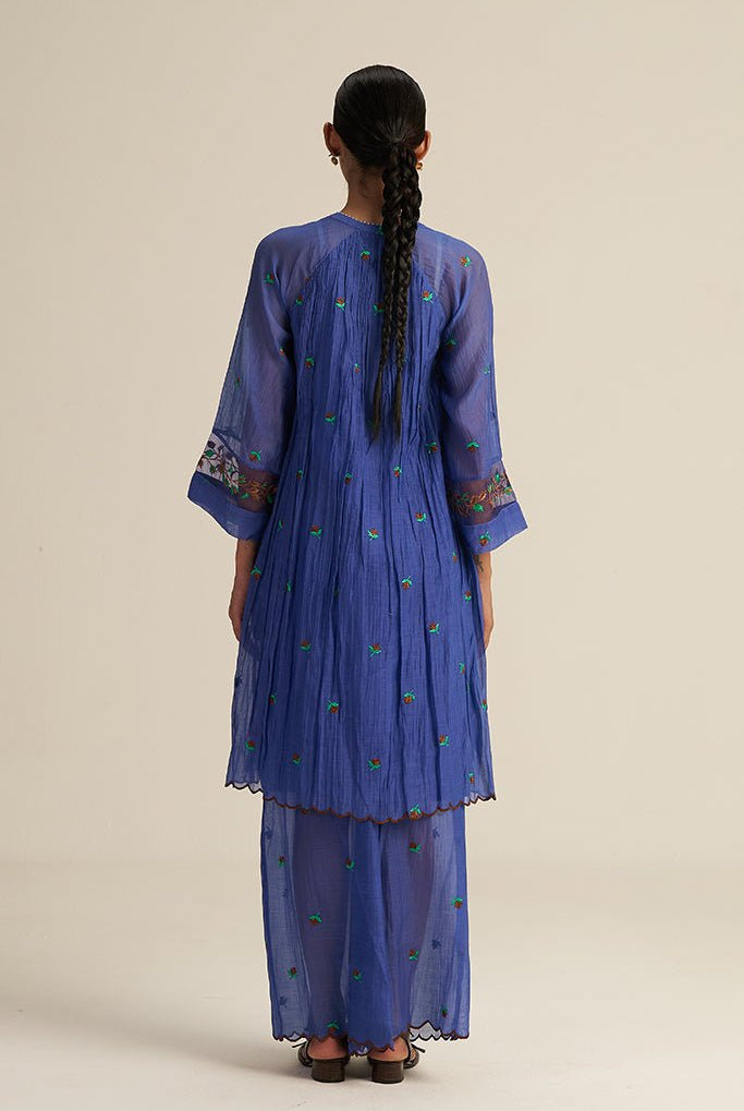 Folio Set - Blue - CiceroniKurta Set, Festive WearGaach