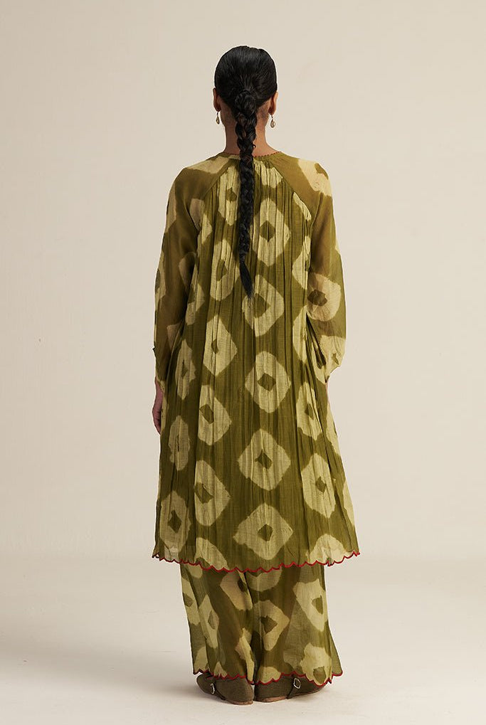 Folio Set - Green Bandhani - CiceroniCo-ord SetGaach