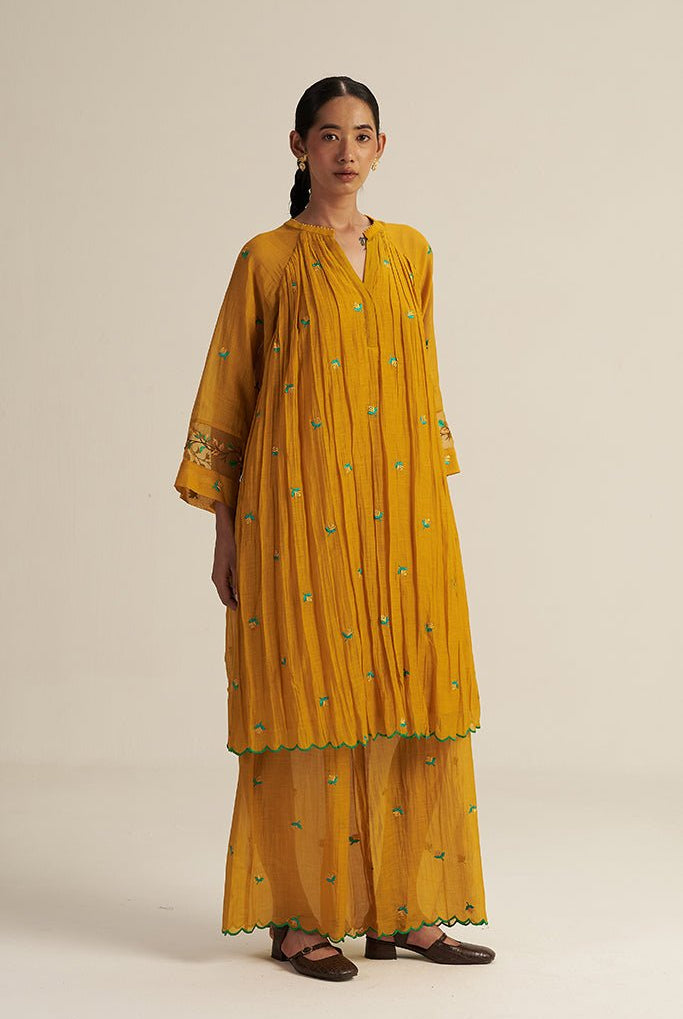 Folio Set - Mustard - CiceroniKurta Set, Festive WearGaach