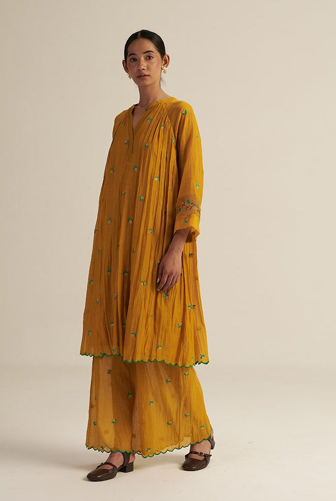 Folio Set - Mustard - CiceroniKurta Set, Festive WearGaach