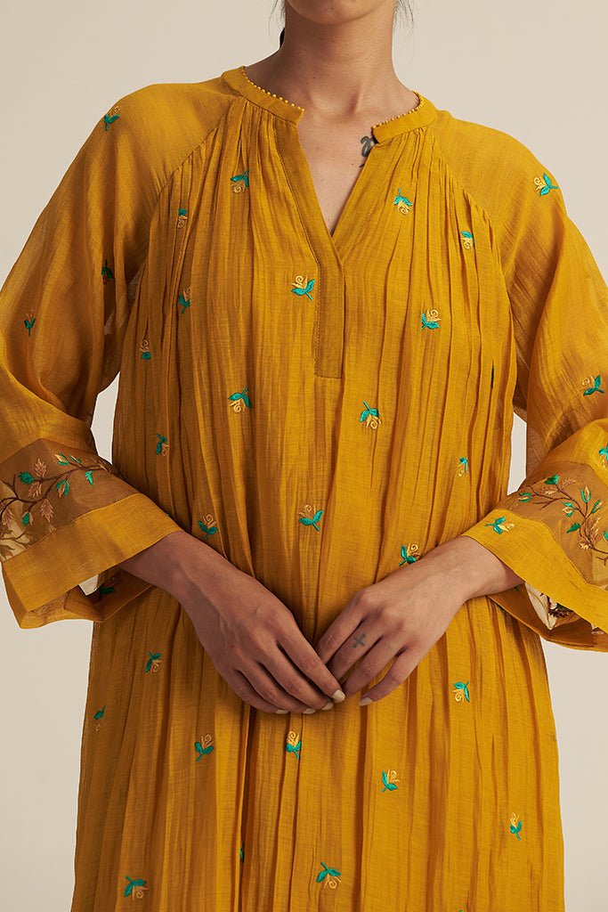 Folio Set - Mustard - CiceroniKurta Set, Festive WearGaach