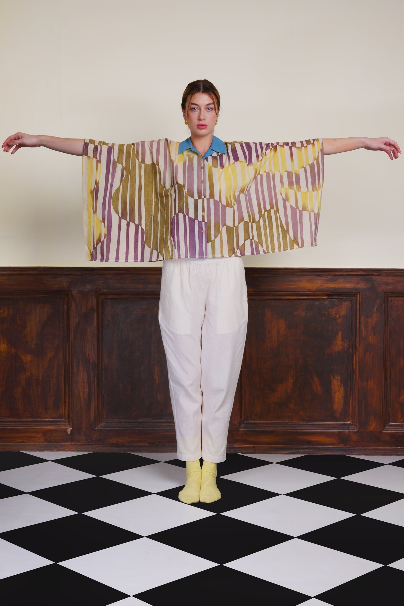 Footnote in Indigo Shirt - CiceroniWomen ShirtsNambi - Kai