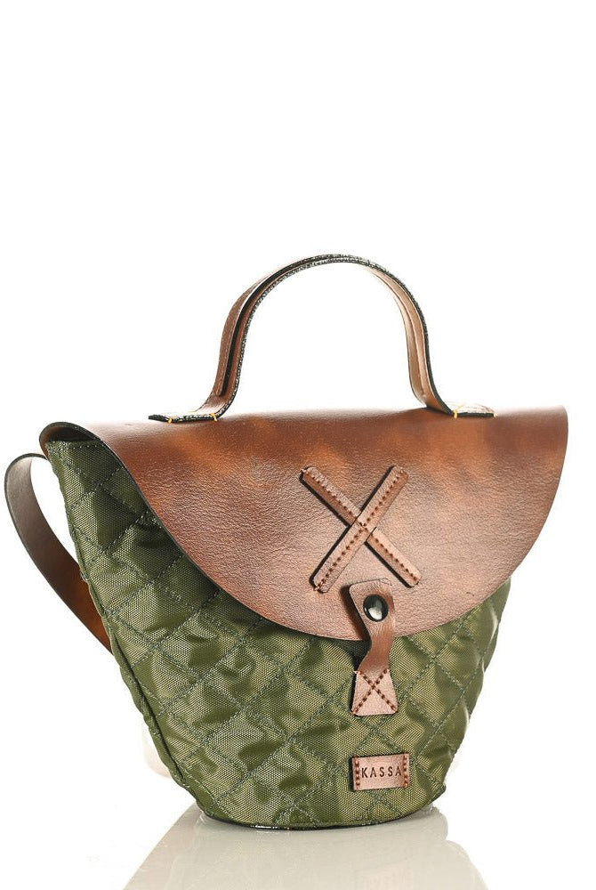 Forest Criss Cross Bucket Tote - CiceroniSling BagStudio Kassa