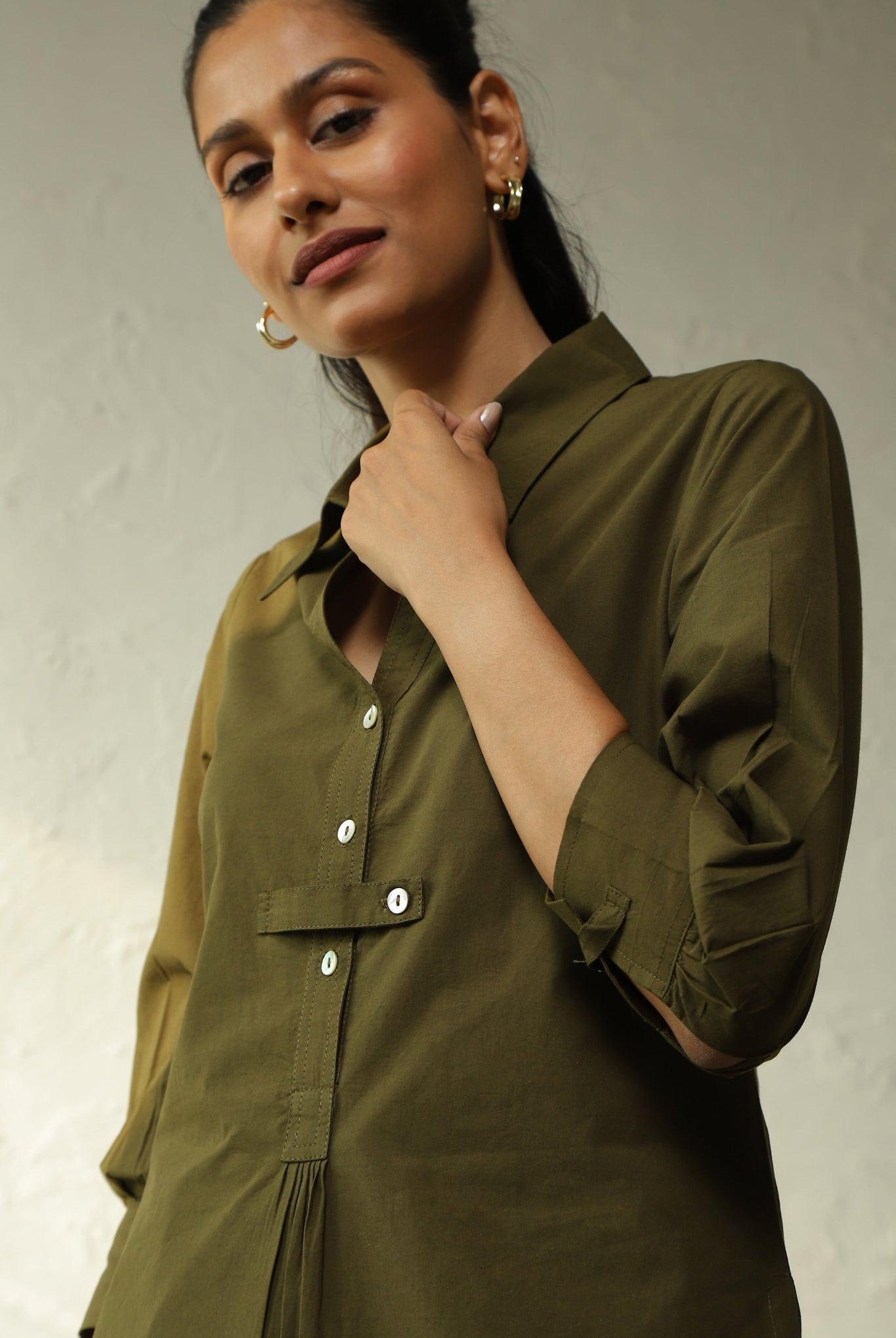 Forest Green Tunic Set - CiceroniKurta SetsCanoopi