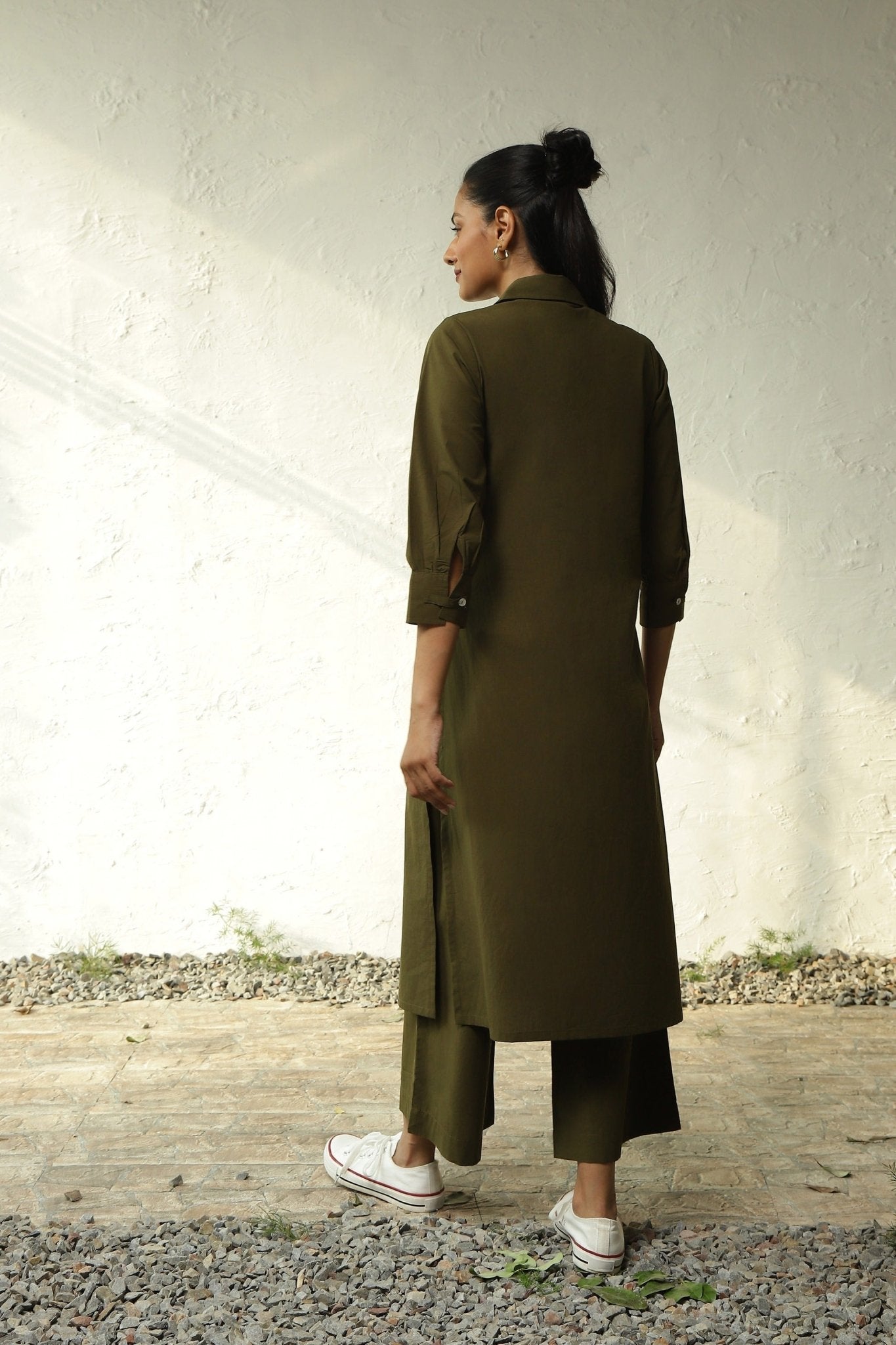 Forest Green Tunic Set - CiceroniKurta SetsCanoopi