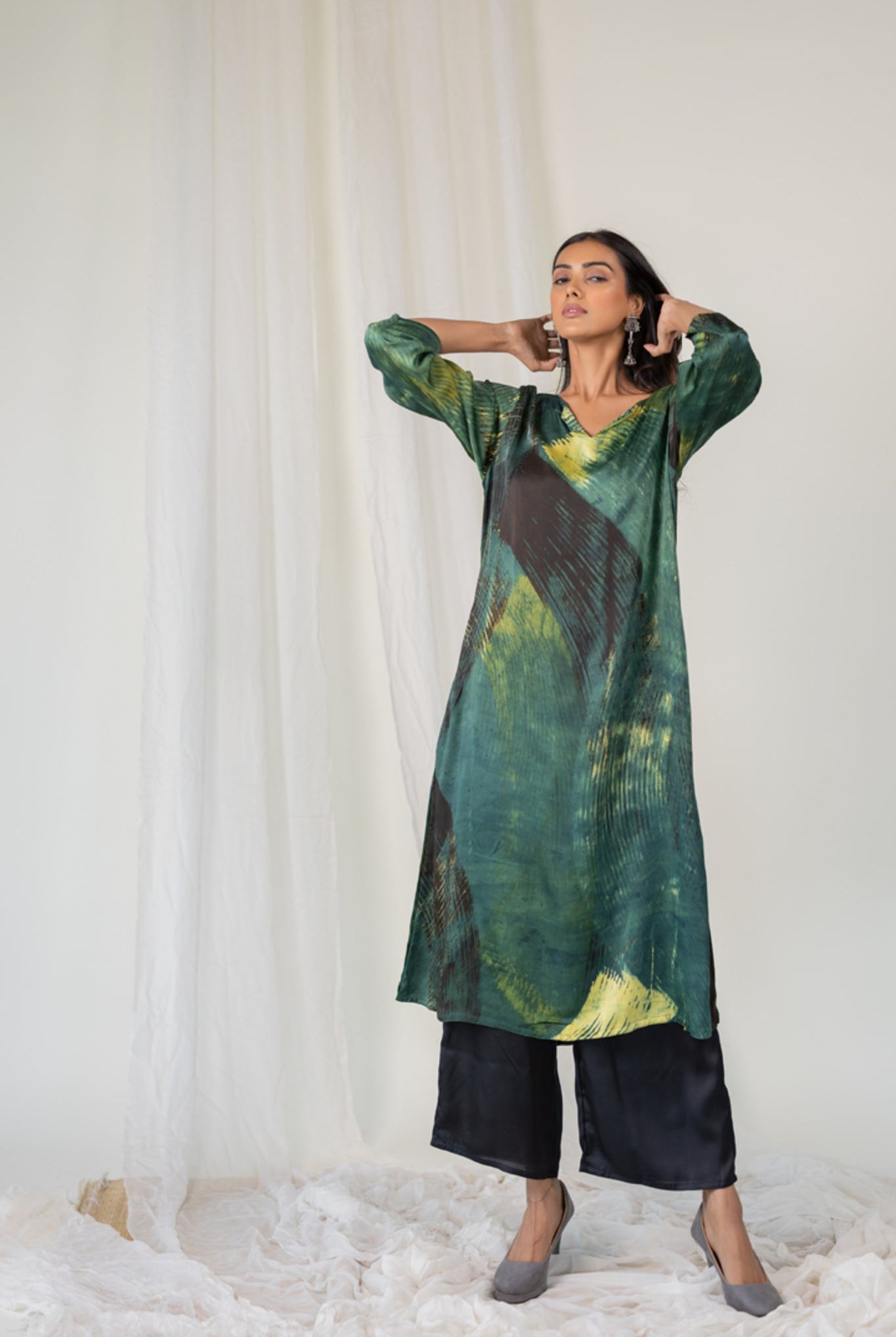 Forest Whispers Kurta Set - CiceroniKurta Set, Everyday WearMaidaan