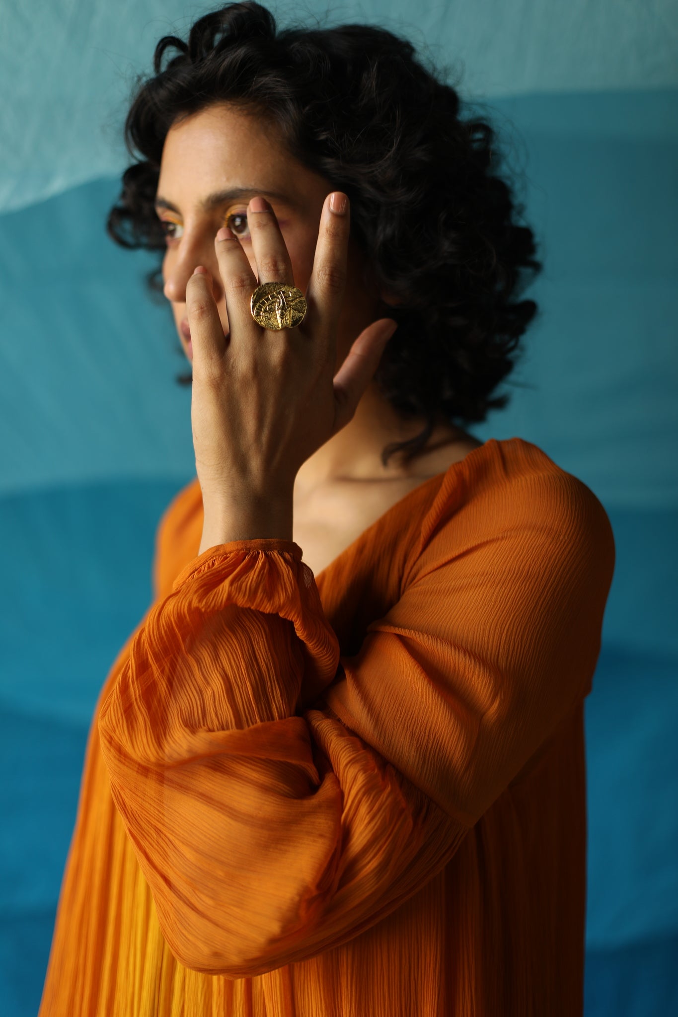 Fossil Ring - Irregular Circle - CiceroniRingsStudio Kassa