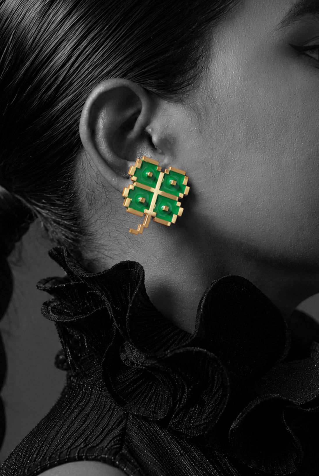 Four Leaf Clover Large Earrings - CiceroniEarringsNO.NA.MÈ