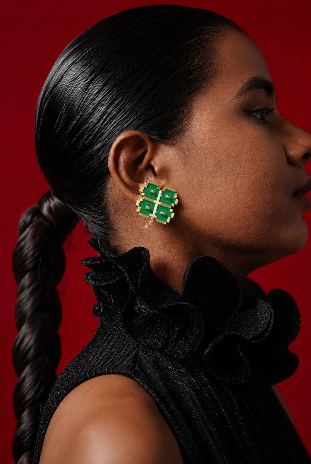 Four Leaf Clover Large Earrings - CiceroniEarringsNO.NA.MÈ