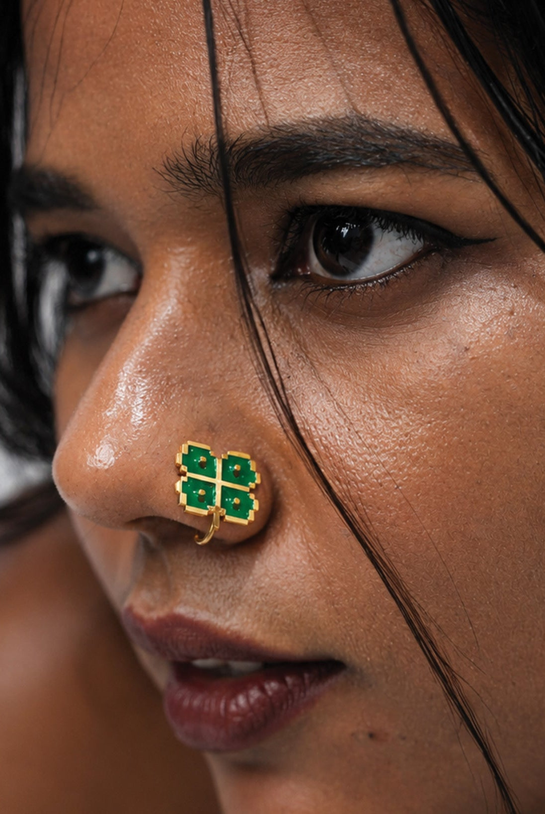 Four Leaf Clover Nose Pin - CiceroniNose pinNO.NA.MÈ