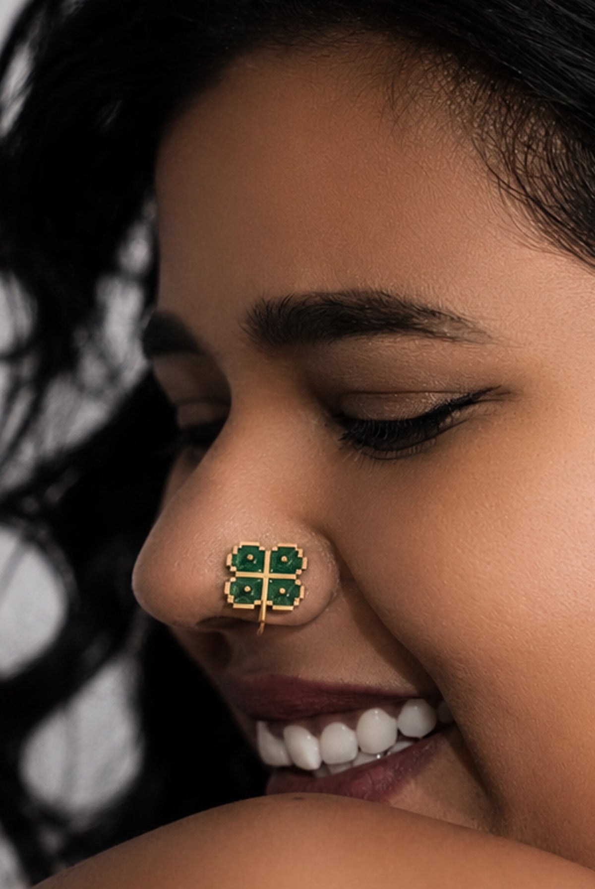 Four Leaf Clover Nose Pin - CiceroniNose pinNO.NA.MÈ