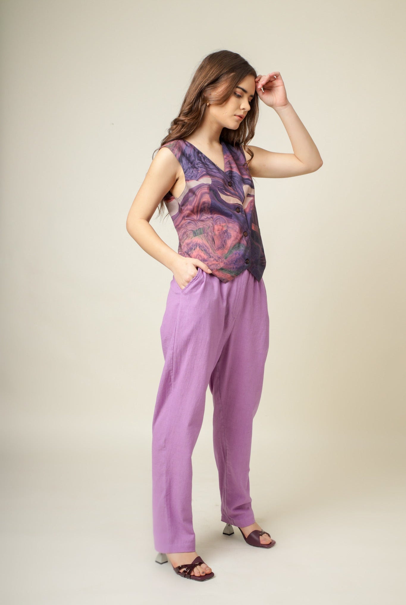 Francis Printed Waist Coat - CiceroniWaistcoatDoodlage