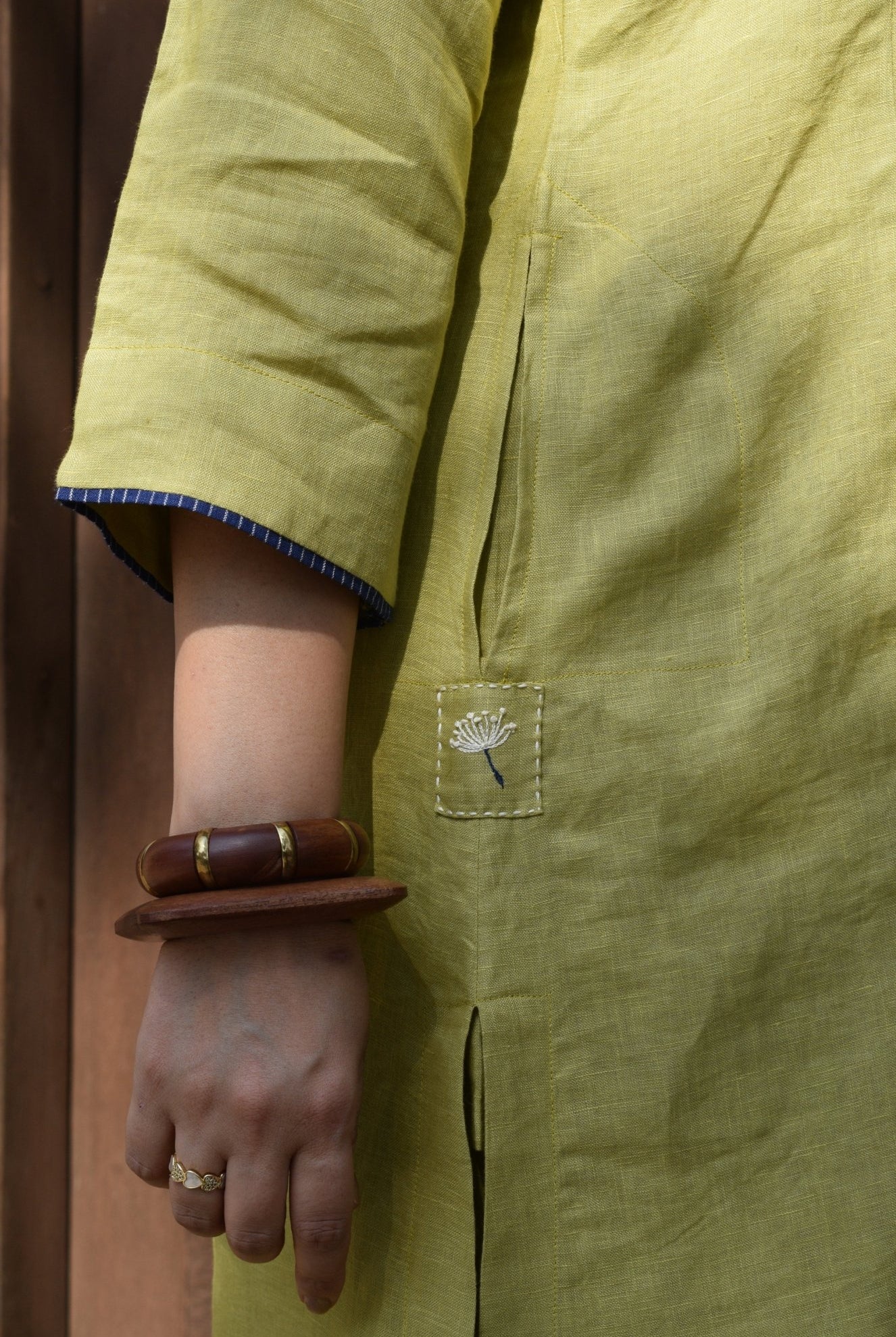 Fresh Lime Linen Co Ord Set - CiceroniKurta Set, Everyday WearHouse of Moxa