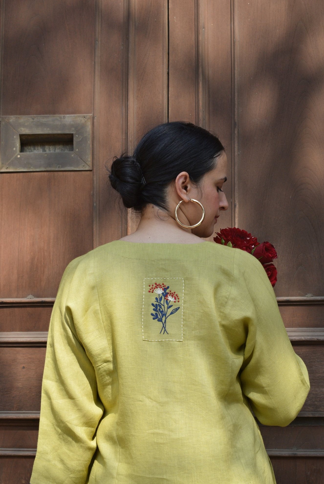 Fresh Lime Linen Co Ord Set - CiceroniKurta Set, Everyday WearHouse of Moxa