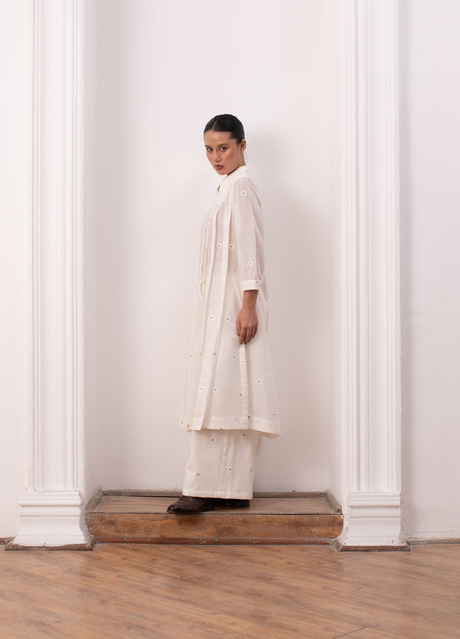 Frida Co - ord Set - Soft White - CiceroniKurta Set, Everyday WearHiranya