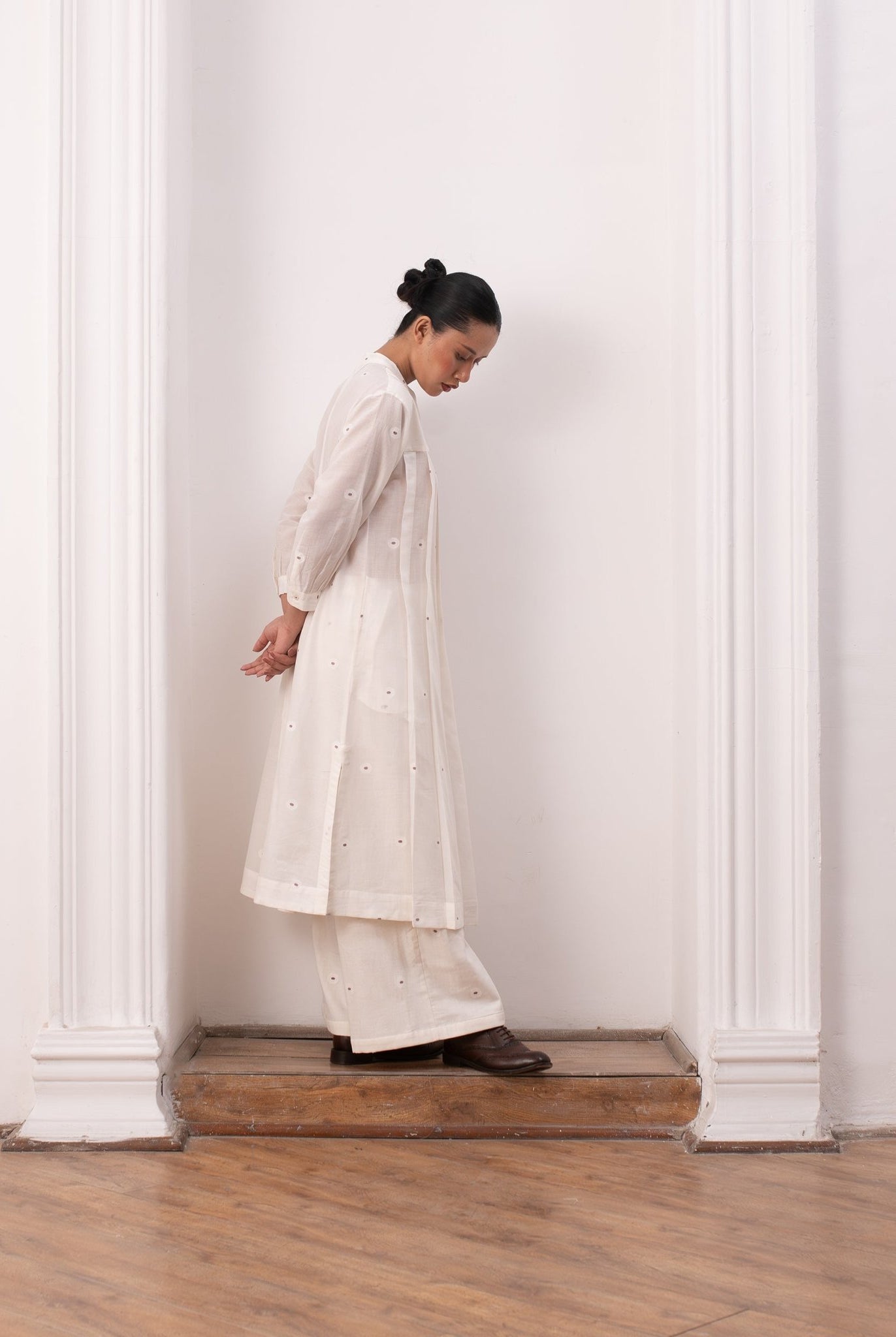 Frida Co - ord Set - Soft White - CiceroniKurta Set, Everyday WearHiranya