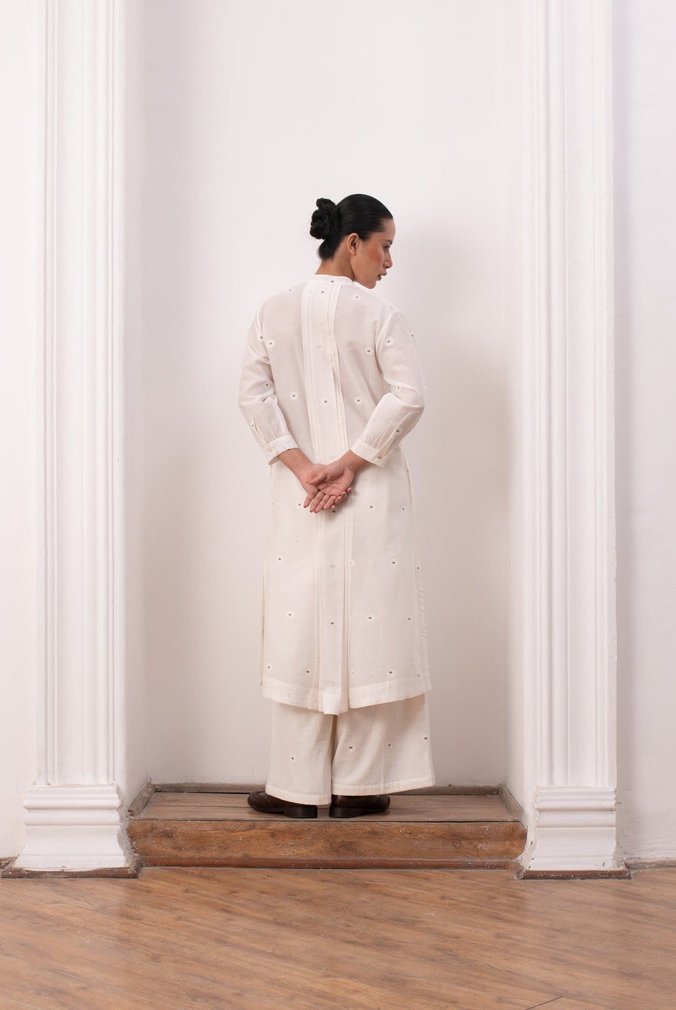 Frida Co - ord Set - Soft White - CiceroniKurta Set, Everyday WearHiranya