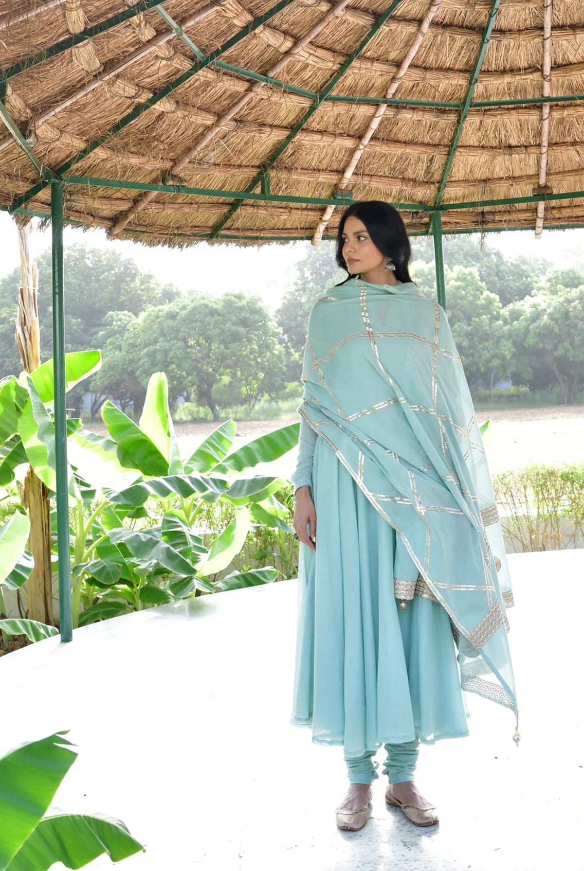 Gagan Paavni Anarkali Set - CiceroniKurta Set, Festive WearOmaana