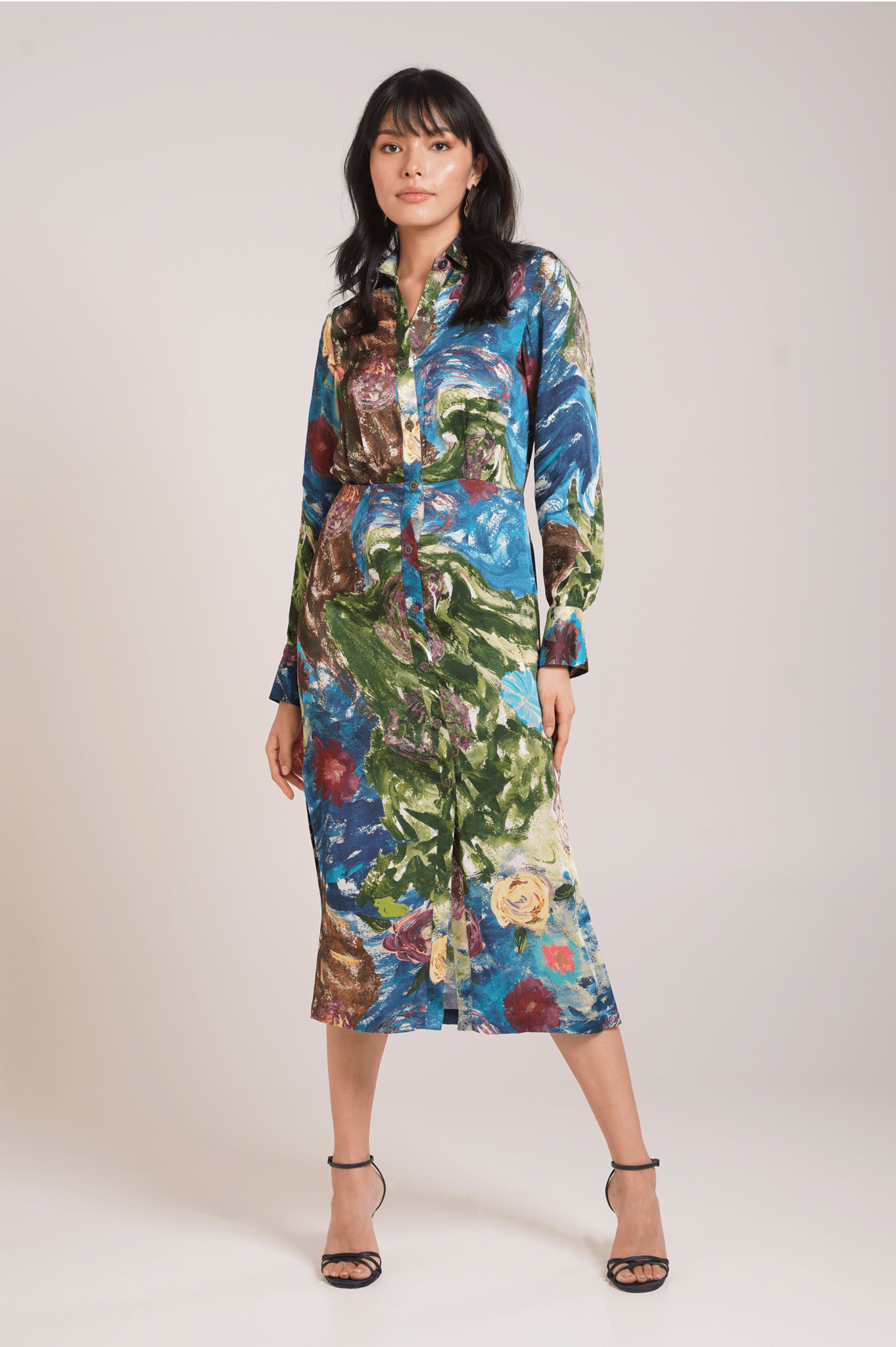 Gaia Shirt Dress - CiceroniDressesAdvait