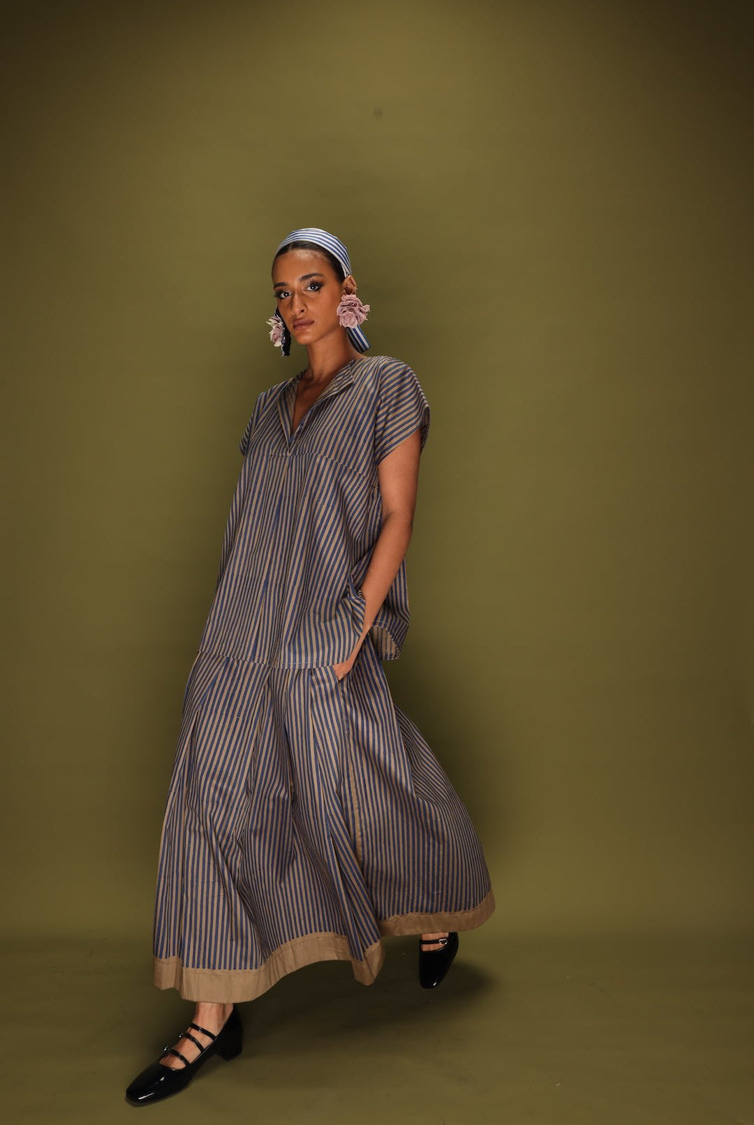 Gale Skirt - Beige - CiceroniSkirtsStoique