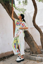 Garden Co - ord Set In Athangudi Pastel Print - CiceroniCo - ord SetNIKYTA