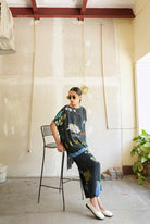 Garden Co - ord Set In Chetti Black Print - CiceroniCo - ord SetNIKYTA