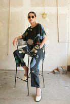 Garden Co - ord Set In Chetti Black Print - CiceroniCo - ord SetNIKYTA