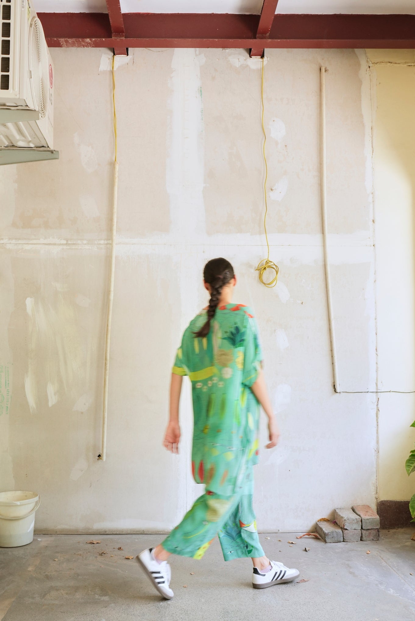Garden Co - ord Set In Chetti Green Print - CiceroniCo - ord SetNIKYTA