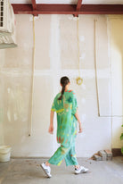 Garden Co - ord Set In Chetti Green Print - CiceroniCo - ord SetNIKYTA