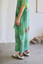 Garden Co - ord Set In Chetti Green Print - CiceroniCo - ord SetNIKYTA