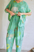 Garden Co - ord Set In Chetti Green Print - CiceroniCo - ord SetNIKYTA